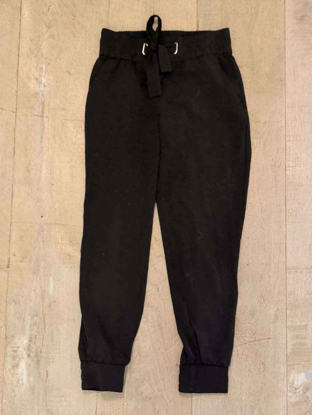 Dynamite Black Tapered Joggers XS